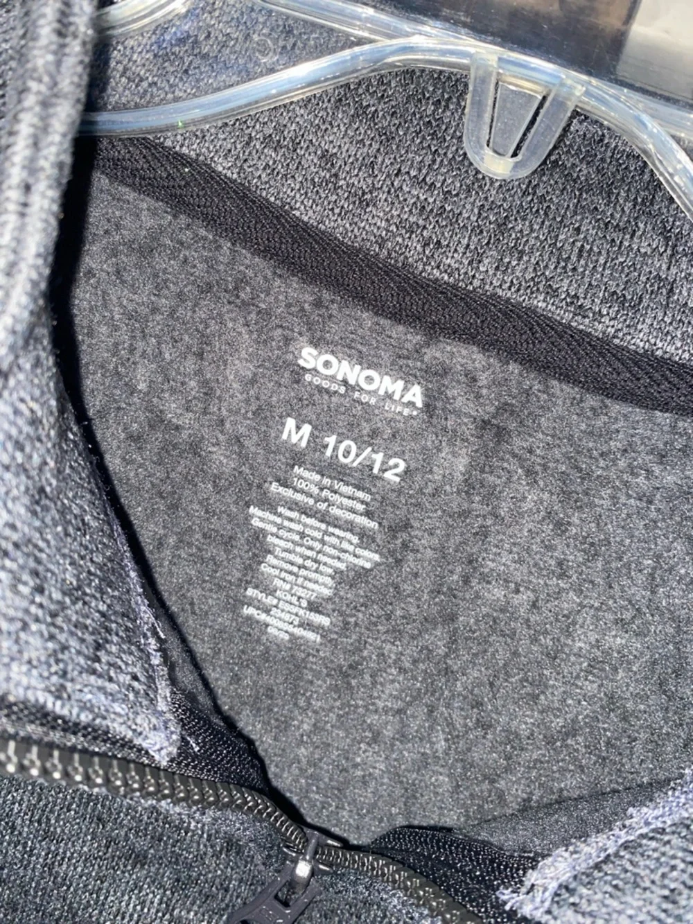 Sonoma Kids Quarter-Zip Sweater - Charcoal NWT❗️